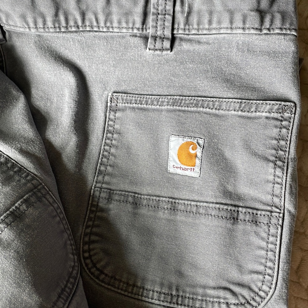 Carhartt relaxed fit men’s gray pants. Size 48x32